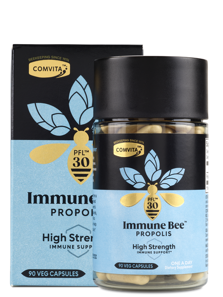 Comvita Immune Bee™ Propolis High Strength 1-A-Day PFL30 Veg Capsules