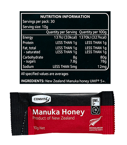 Comvita UMF™ 5+ Mānuka Honey Sachets 30