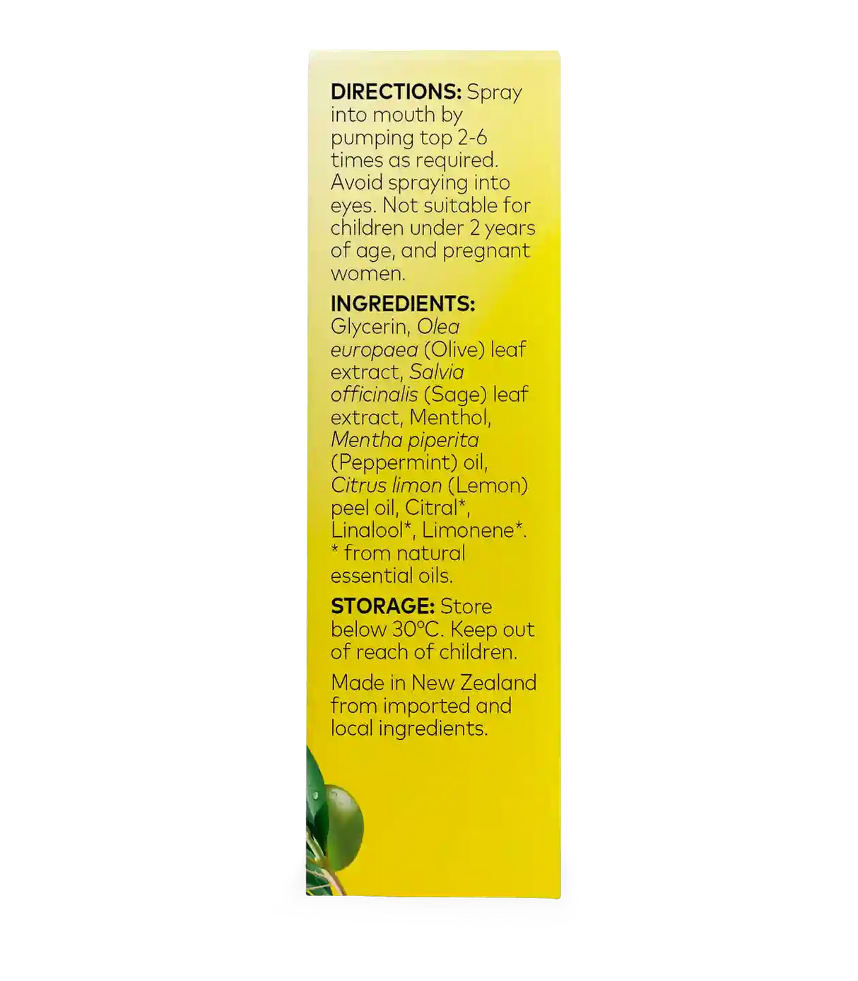 Comvita Olive Leaf Extract Oral Spray 30ml