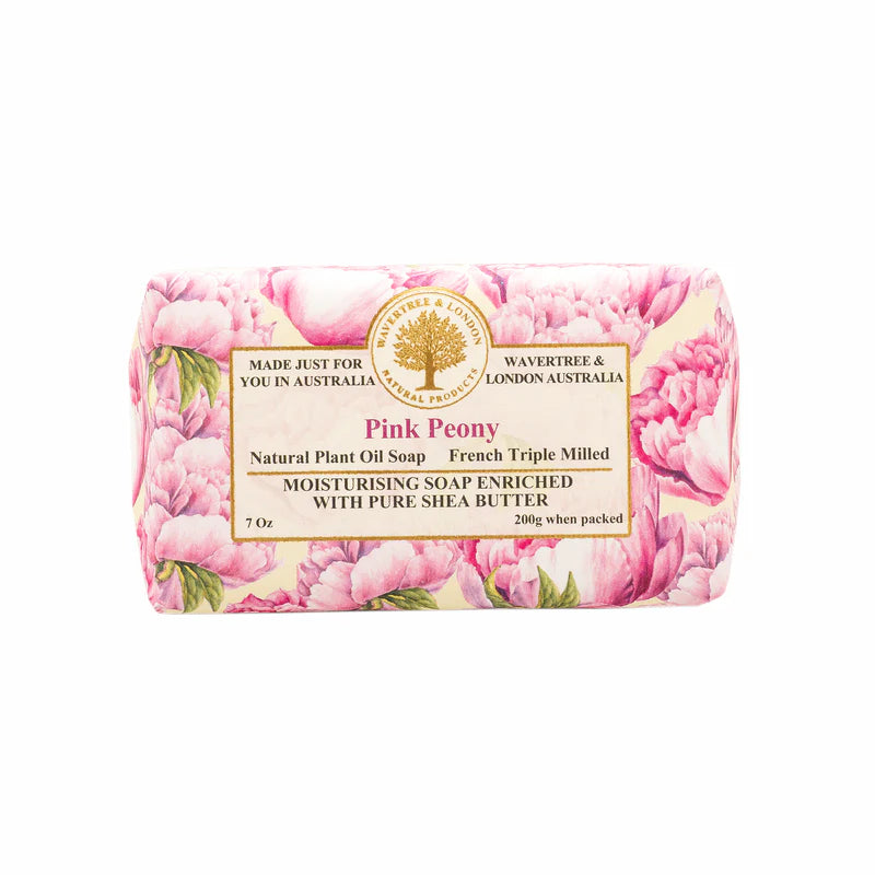 Wavertree & London Pink Peony Soap Bar 200g