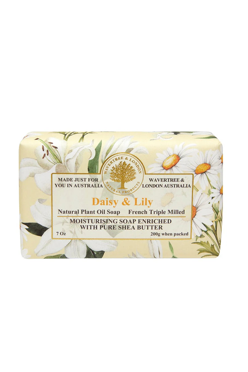 Wavertree & London Daisy & Lily Soap Bar 200g