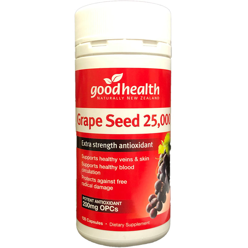 Good Health Grape Seed 25000 Capsules 120