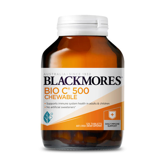 Blackmores Bio C 500mg Chewable Tablets 125