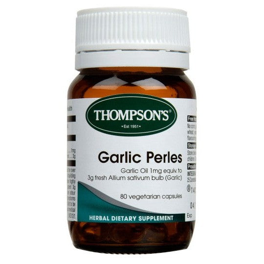 Thompsons High Potency Garlic Perles 3000 Capsules 80