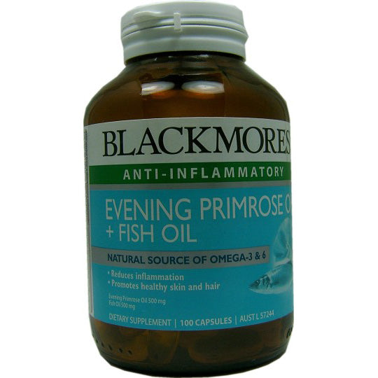 Blackmores Evening Primrose Oil + Fish Oil Capsules 100