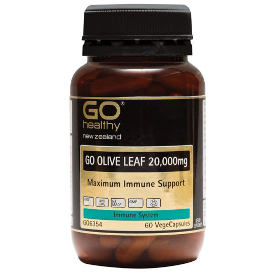 Go Olive Leaf 20,000mg VegeCapsules 60