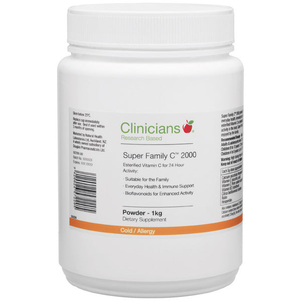 Clinicians Super Family Vitamin C 2000 Powder 75g