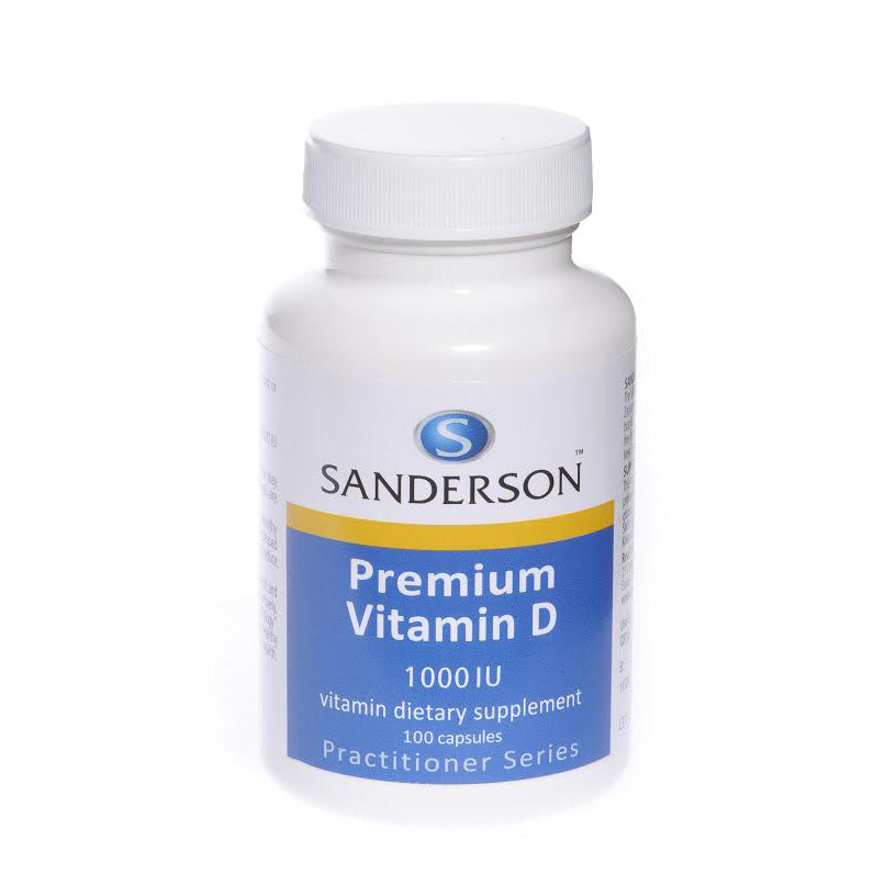 Sanderson Premium Vitamin D 1000iu Capsules 100