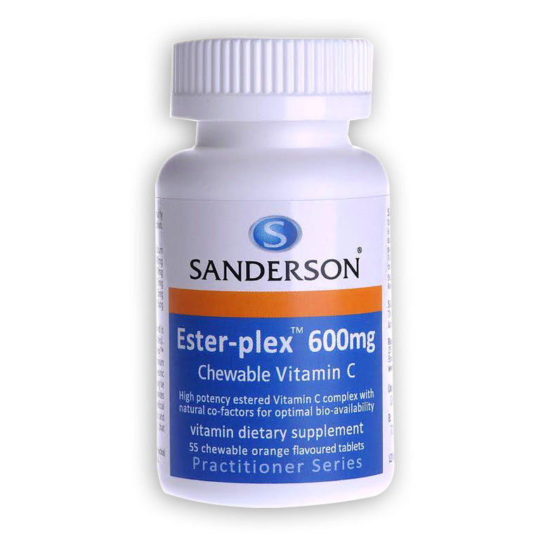 Sanderson Ester-plex 600mg Vitamin C Chewable Tablets 55