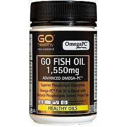 Go Fish Oil 1550mg Advanced Omega PC Capsules 80