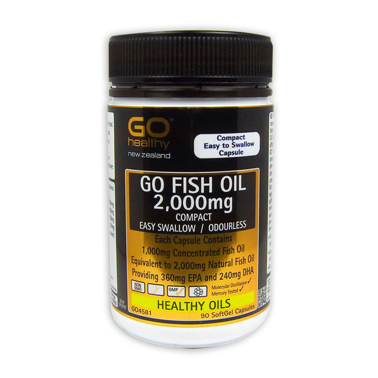 Go Fish Oil 2000mg Softgels 90