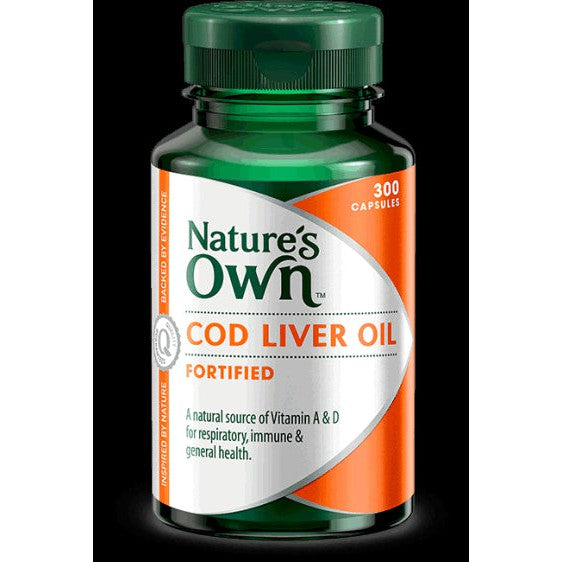 Natures Own Cod Liver Oil Capsules 100
