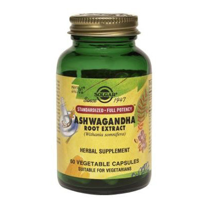 Solgar Ashwagandha Root Extract vegetable Capsules 60