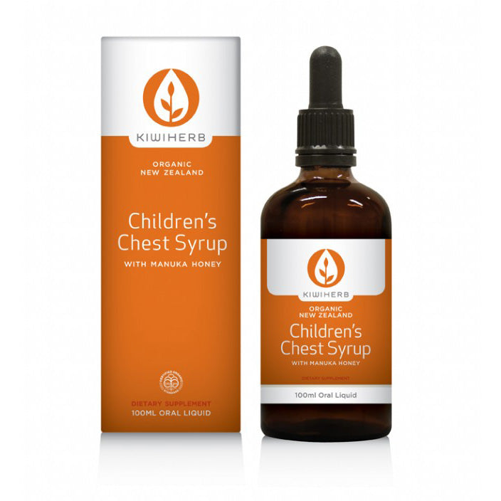 Kiwiherb Organic Children's Chest Syrup With Manuka Honey 100ml