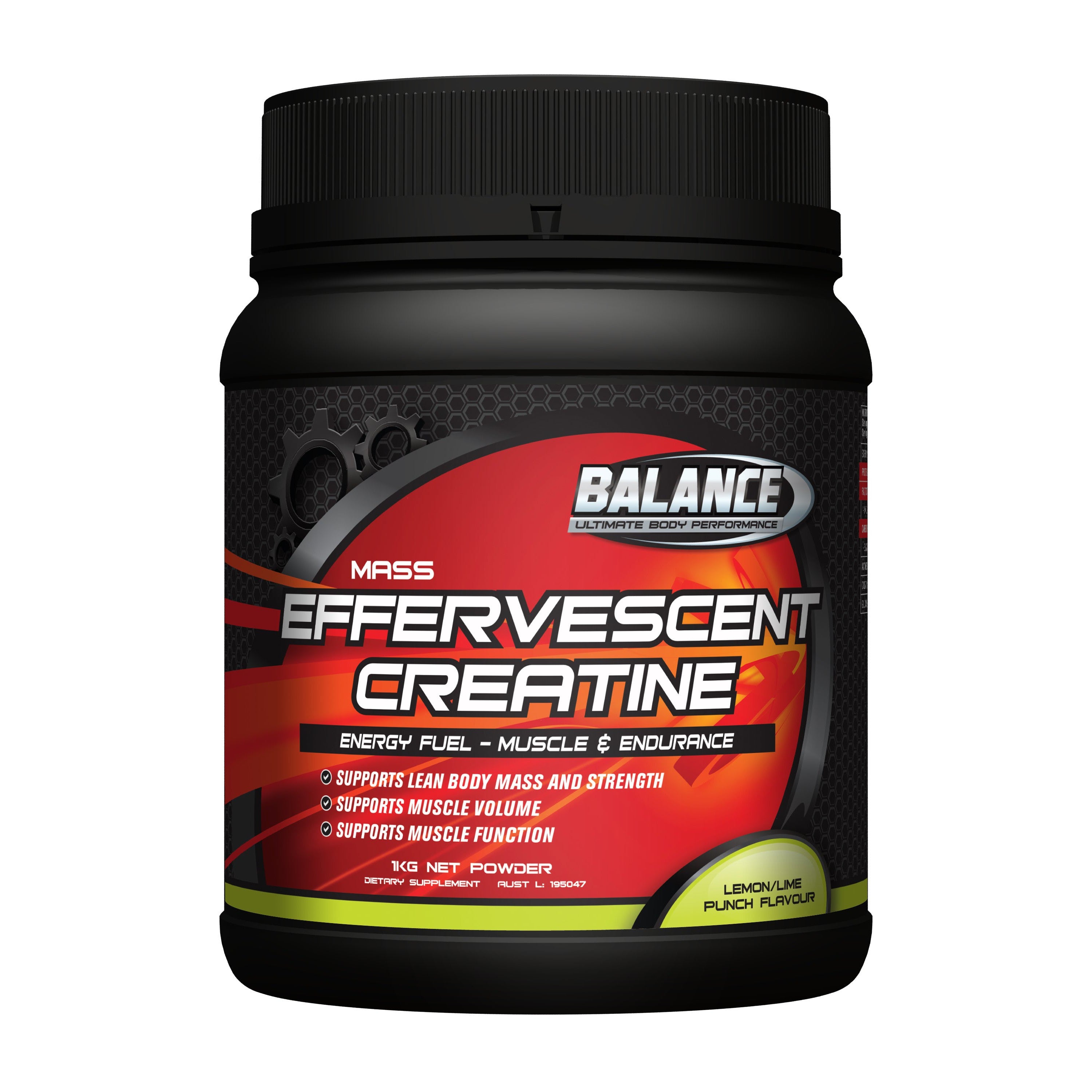 Balance Effervescent Creatine Lemon/Lime 1kg