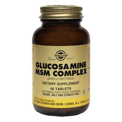Solgar Glucosamine MSM Complex Tablets (Shellfish free) 60