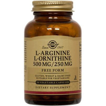 Solgar L-Arginine/L-Ornithine 500mg/250mg VegeCaps 50