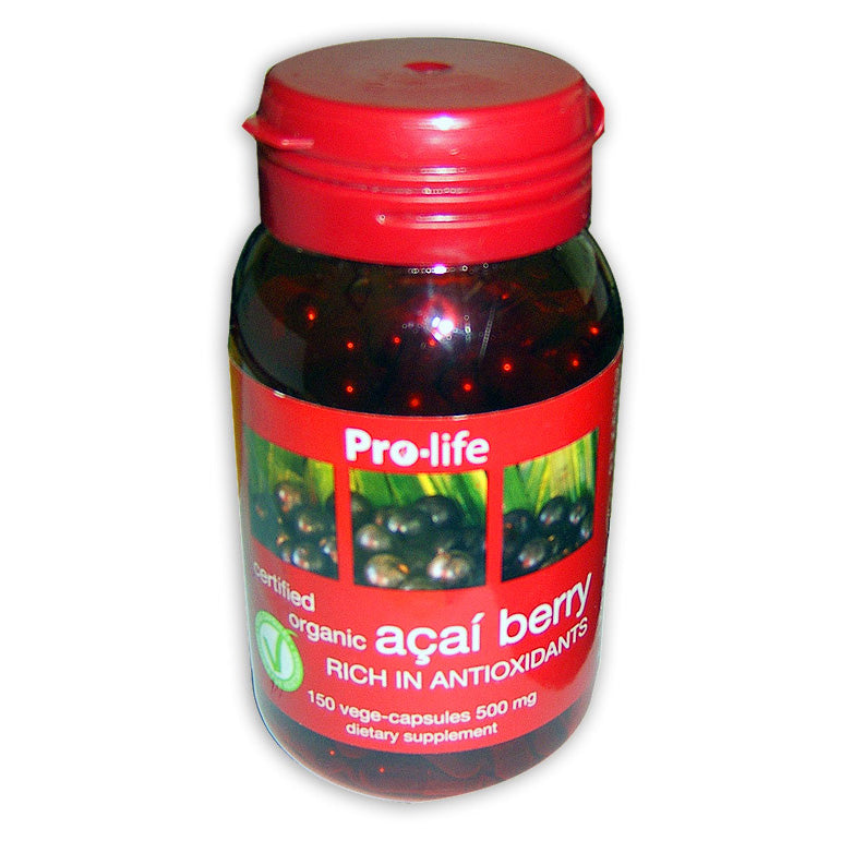 Pro-Life Acai Berry 500mg VegeCapsules 150