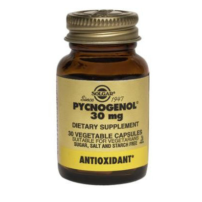 Solgar Pycnogenol 30mg Vegetable Capsules 30