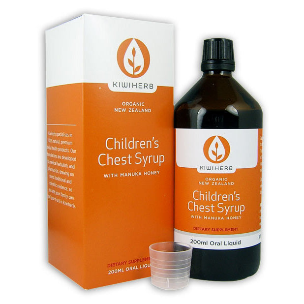Kiwiherb Child Chest Syrup With Manuka Honey 200ml