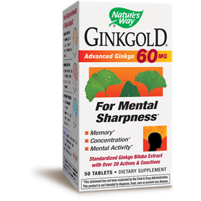 Natures Way Ginkgold 100 Tablets