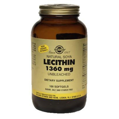 Solgar Lecithin Softgels 1360 mg 100