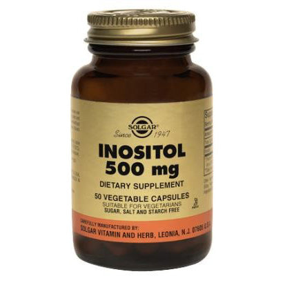 Solgar Inositol 500 mg Vegetable Capsules 50