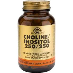 Solgar Choline/Inositol Vegecaps 50