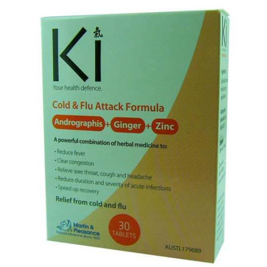 Ki Cold and Flu Attack Formula Tablets 30