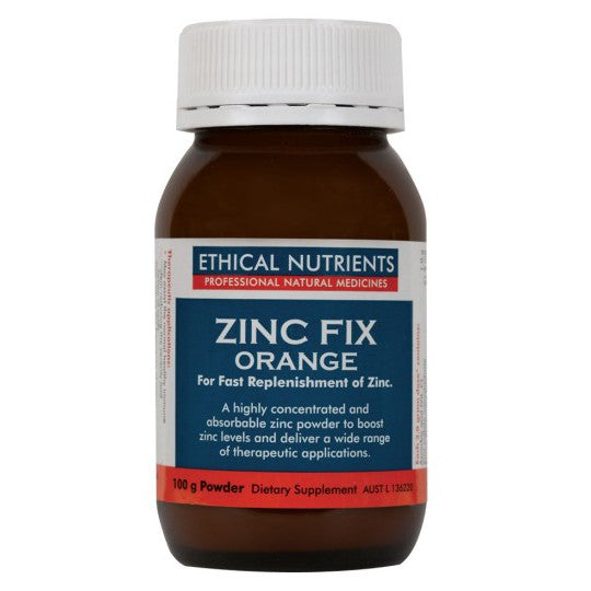 Ethical Nutrients Zinc Fix Powder Orange 100g