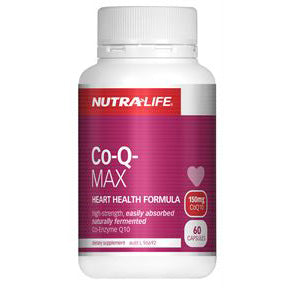 Nutralife Co-Q Max 150mg Heart Health formula Capsules 60