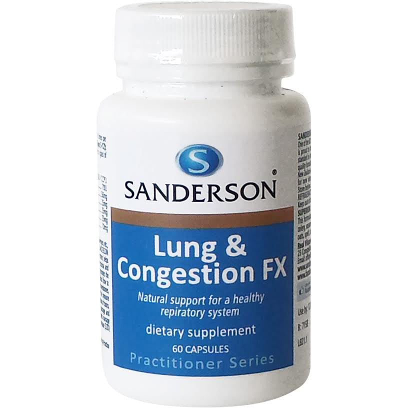 Sanderson Lung & Congestion FX Capsules 60