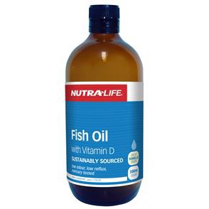 Nutralife Fish Oil with Vitamin D Liqiud 500ml