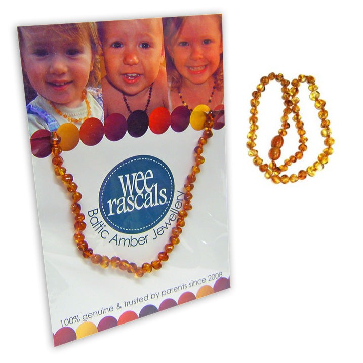 Wee Rascals Baltic Amber Infant/Children Necklace HONEY