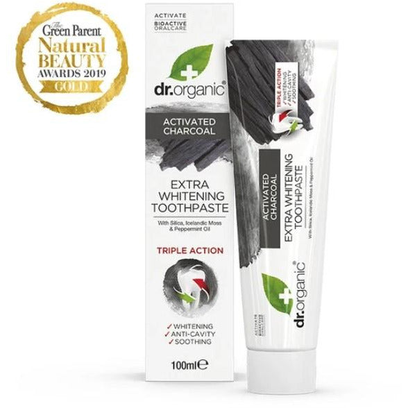 Dr Organic Charcoal Toothpaste 100ml