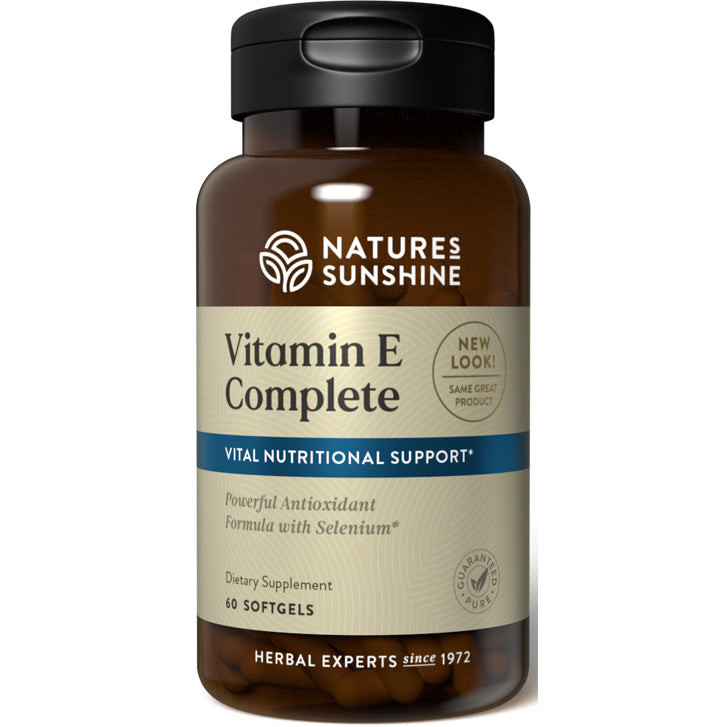 Natures Sunshine Vitamin E with Selenium Capsules 60