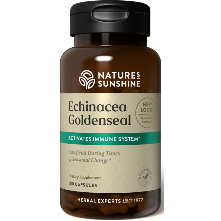 Natures Sunshine Echinacea/ Golden Seal Capsules 100