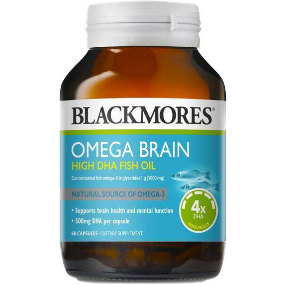 Blackmores Omega Brain 1000mg Capsules 60