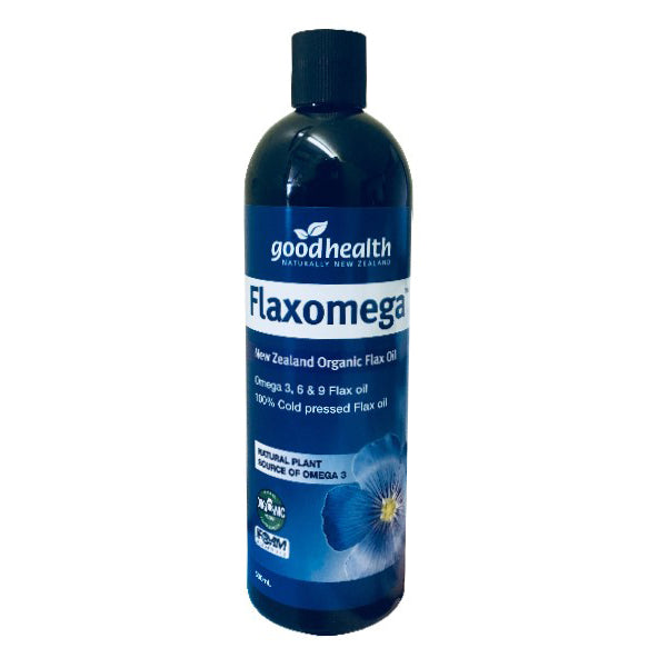 Goodhealth Flaxomega Organic Flax Oil  Omega 3,6,9 500ml