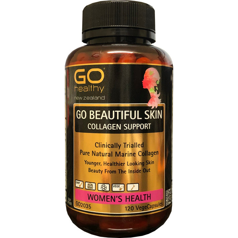 Go Beautiful Skin Collagen Support Capsules 120 (Was Anti-Wrinkle Collagen Support)
