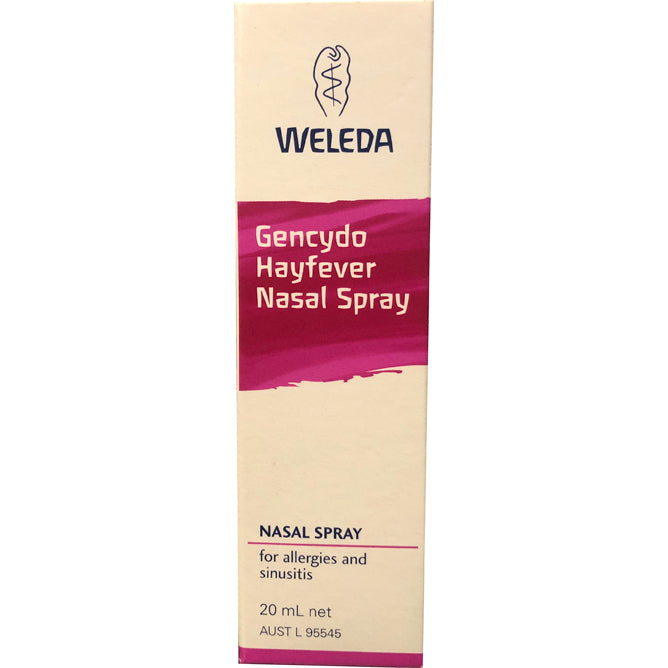 Weleda Gencydo Hayfever Nasal Spray 20ml