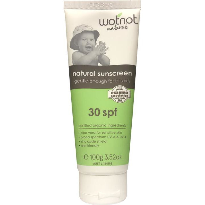 Wotnot SPF30 Natural Baby Sunscreen 100g