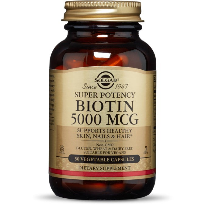 Solgar Biotin 5000mcg 50 capsules