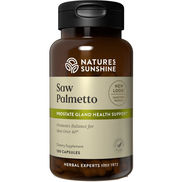 Natures Sunshine Saw Palmetto Capsules (100)