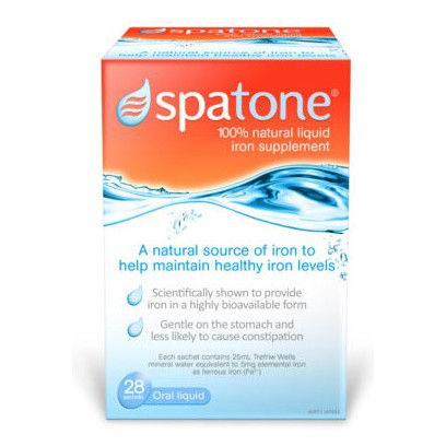 Spatone 100% Natural Liquid Iron Supplement - 28 Sachets