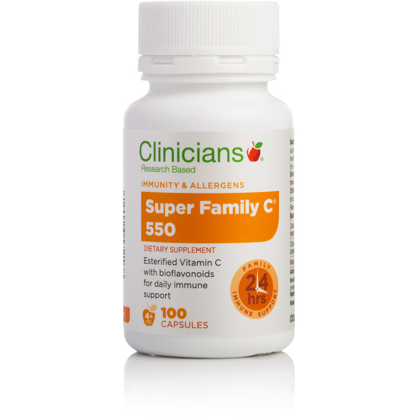 Clinicians Super Family C 550 Capsules 100