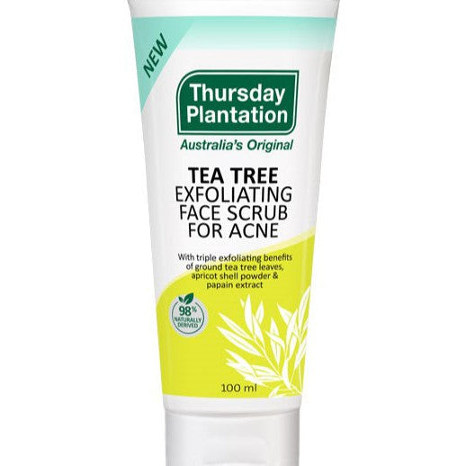 Thursday Plantation Tea Tree Exfoliating Face Scrub for Acne 100ml
