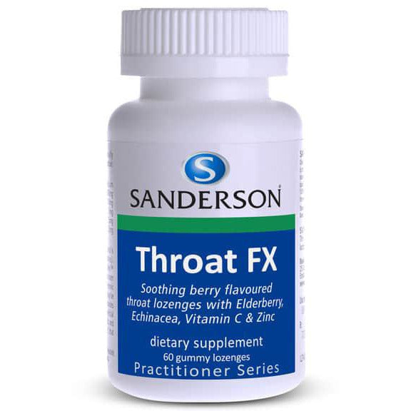 Sanderson Throat FX 60 gummy lozenges