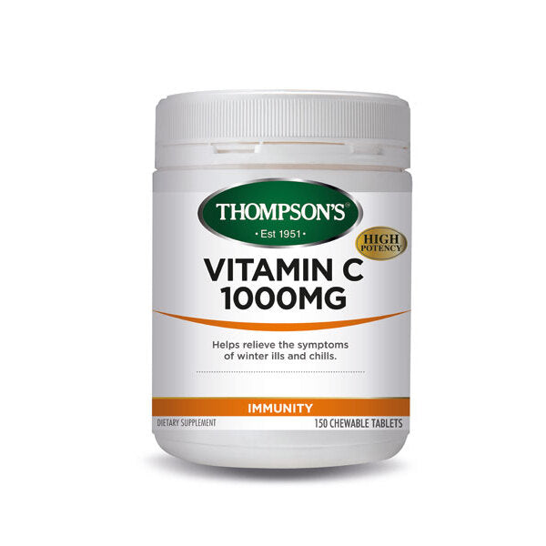Thompsons Vitamin C 1000mg Chewable Tablets 150
