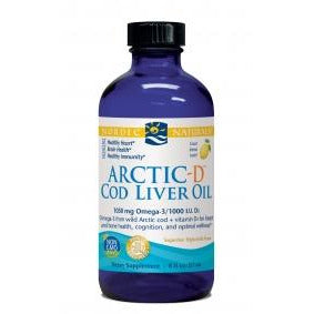 Nordic Arctic-D Cod Liver Oil - Lemon - 8oz